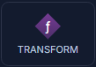 The TRANSFORM palette icon